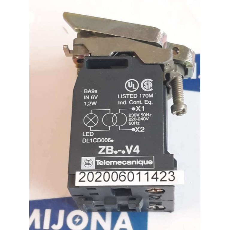 Telemecanique ZB V4 Contact Block 1.2W 230V 50HZ 220- 240V 60HZ (new old stock)