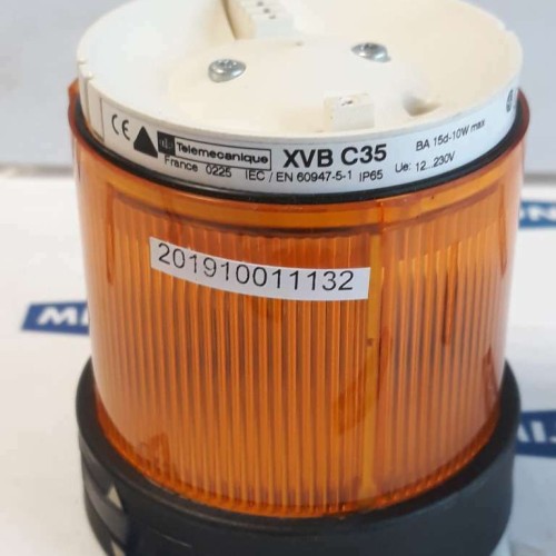 Telemecanique XVB C35 Orange Stack Light IP65 12..230V 15d 10W IEC/EN 60947 5 1