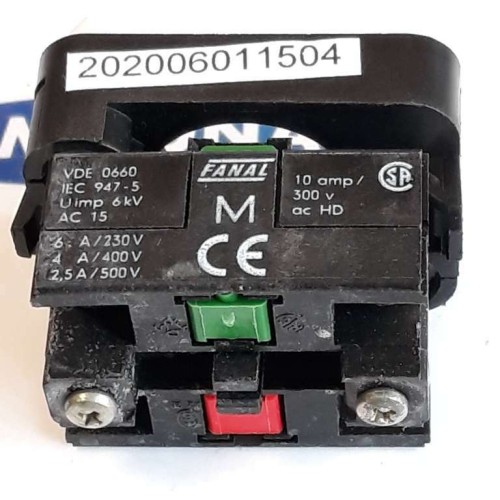 Fanal MV 11 Schaltelement Contact block 010530865 VDE 0660 AC 15 (new old stock) Fanal MV 11 Schaltelement Contact block 010530865 VDE 0660 AC 15 (new old stock)