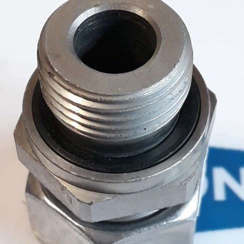 PARKER GE15LRED G 1/2"-15 L M22x1,5 EMB STRAIGHT COUPLING (NEW OLD STOCK)