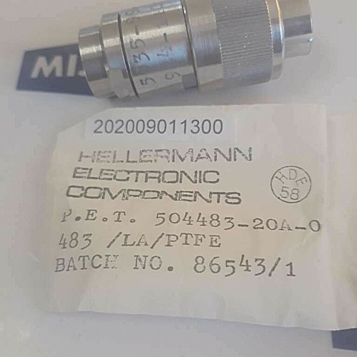 HELLERMANN ELECTRONIC COMPONENTS P.E.T 504483 20A 01 86543 1 5935 99 924 1401