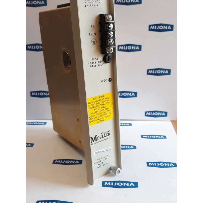 Honeywell MOELLER 620 0041 PROCESSOR POWER SUPPLY module Y209409300008 5VDC
