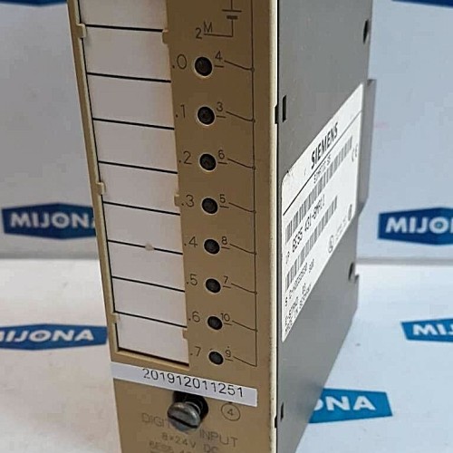 Siemens DIGITAL IN: 8X24V DC 6ES5 431 8MA12 SIMATIC S5 6ES5431-8MA12 Siemens DIGITAL IN: 8X24V DC 6ES5 431 8MA12 SIMATIC S5 6ES5431-8MA12