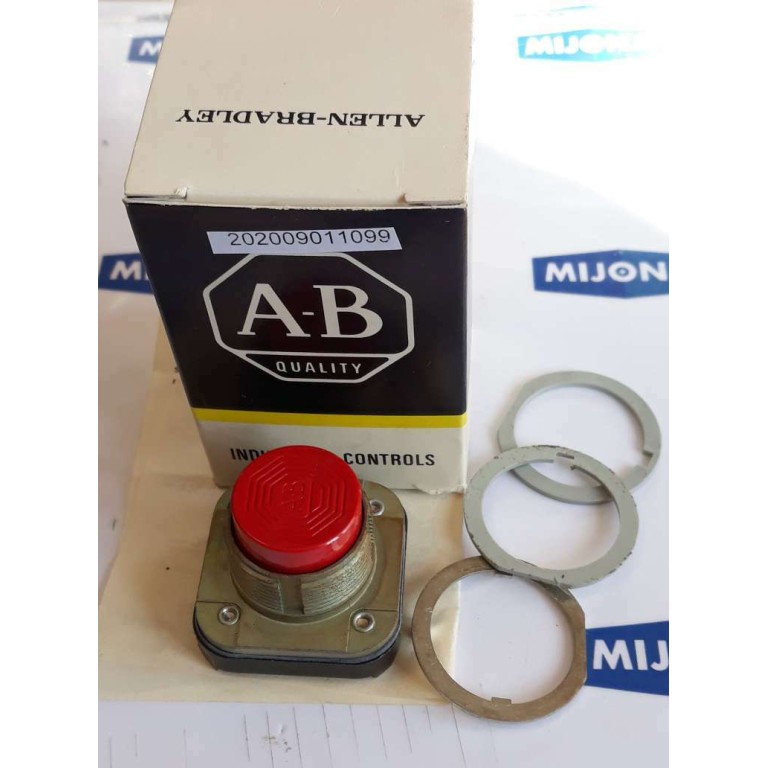 ALLEN BRADLEY 800T B6 SER T RED NEMA TYPE 4 13 PUSH BUTTON