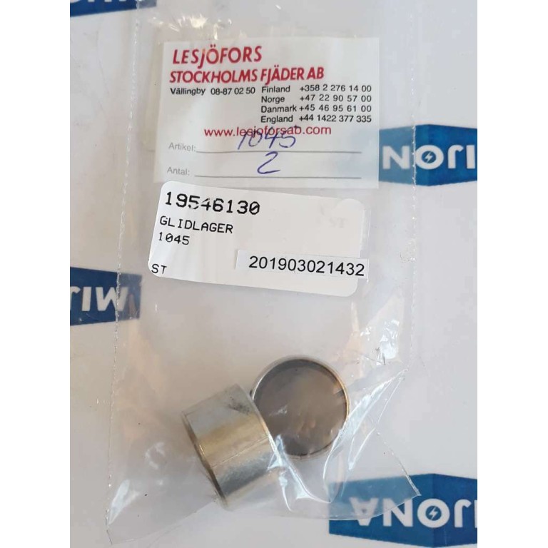 Lesjöfors stockholms fjäder AB 1045 PLAIN BEARING GLEITLAGER   Price for 2 psc