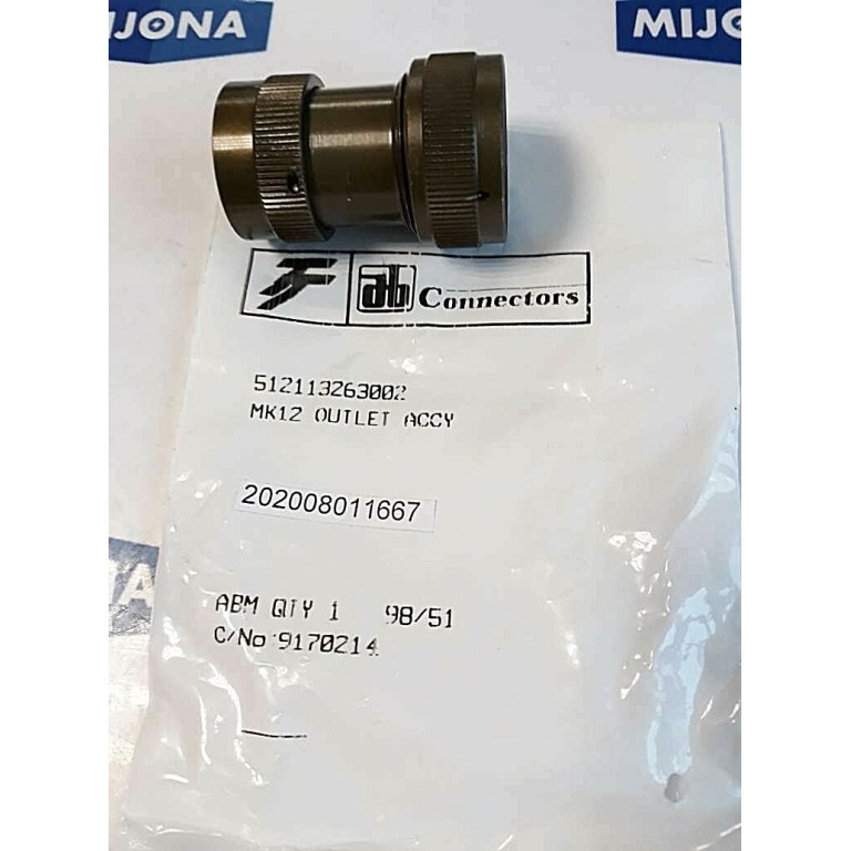 AB connectors 512113263002 MK12 OUTLET ACC ABM 98 51 ABM9851 9170214