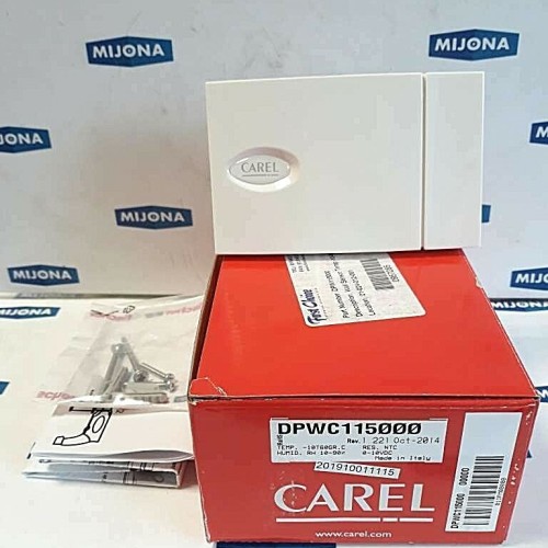 CAREL DPWC115000 Rev.1 S.N.A0268203 Temperature Humidity Sensor (new old stock)