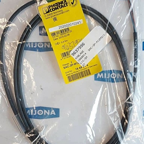 Phoenix Contact SAC 3P M12MS/1,5-PUR 16 68 01 4 3X0,34 CABLE 1,5M