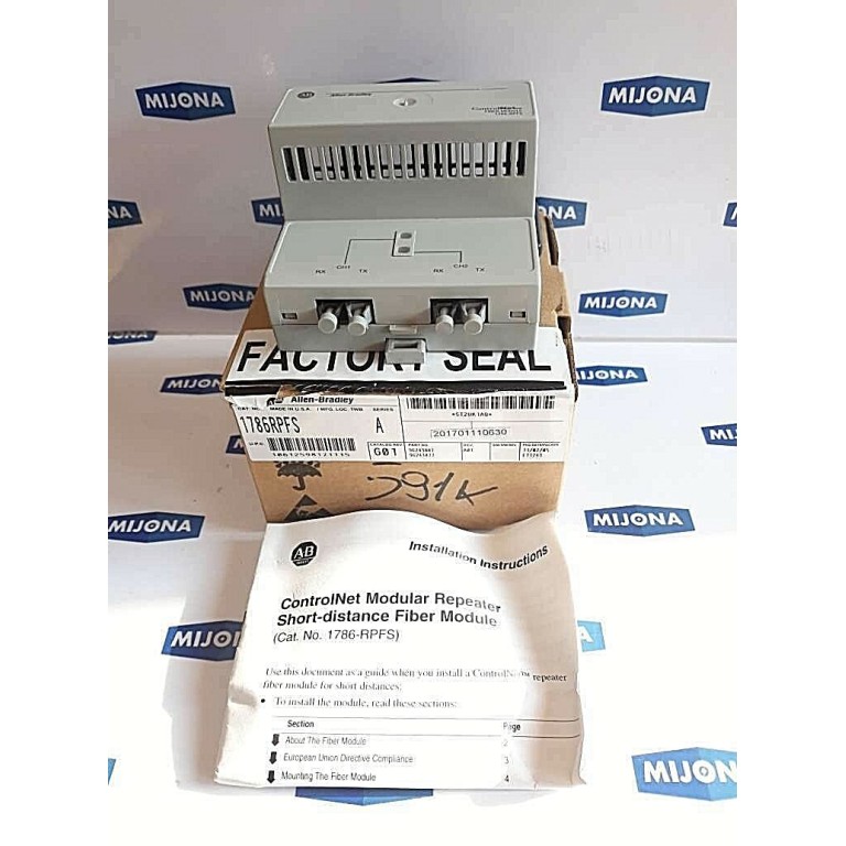 ALLEN BRADLEY 1786 RPFS SER A REV G01 INP POWER 5VDC 3A CL2 MODULE NEW OLD STOCK