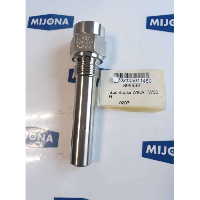 WIKA TW50 tauchhülse immersion sleeve 1. 4571 SCX 314 (new old stock) WIKA TW50 tauchhülse immersion sleeve 1. 4571 SCX 314 (new old stock)