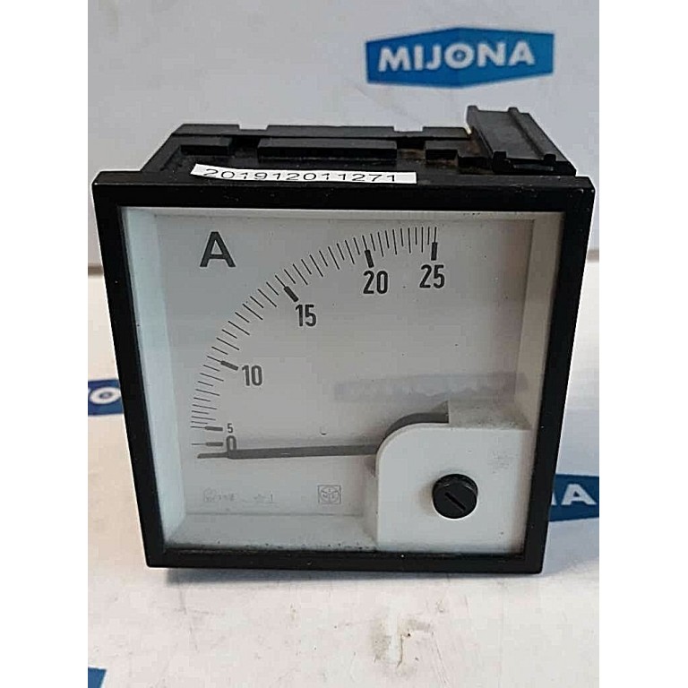 Ampermeter IME 482 ICE 0-25A 70x70mm