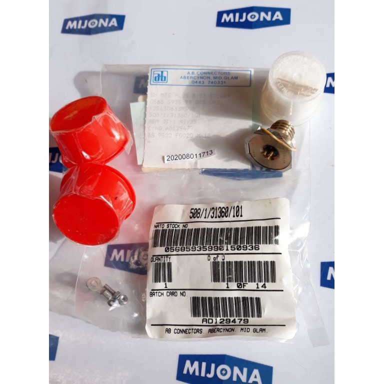 AB connectors ABM9135 0150936  508 1 31360 101 C25630833MSNO BS 9522 F0020 MK18
