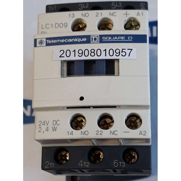 TELEMECANIQUE Contactor SQUARE D LC1D09 BL 24V DC 2.4 W Leistungsschütz 25A 690V TELEMECANIQUE Contactor SQUARE D LC1D09 BL 24V DC 2.4 W Leistungsschütz 25A 690V
