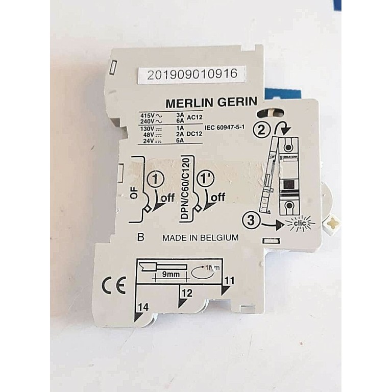 Merlin Gerin DPN C60 C120 26924 IEC 60947-5-1 AC12 DC12