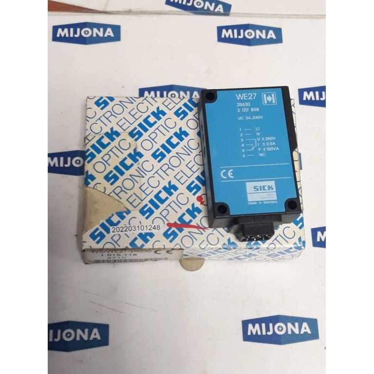SICK WS WE27 2R630 1015116 UC 24 240V  new old stock