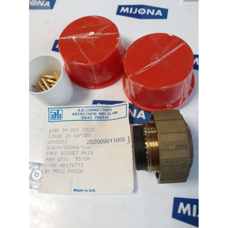 AB Connectors ABM9308 0150223 C2560 20 16FCB0 MK18 ABM 93 08 NEW OLD STOCK