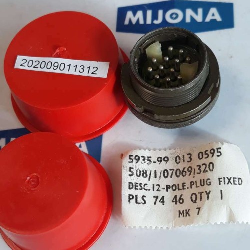 Plessey 5935 99 013 0595 PLS74 46 CONNECTOR PLS7446 NEW OLD STOCK