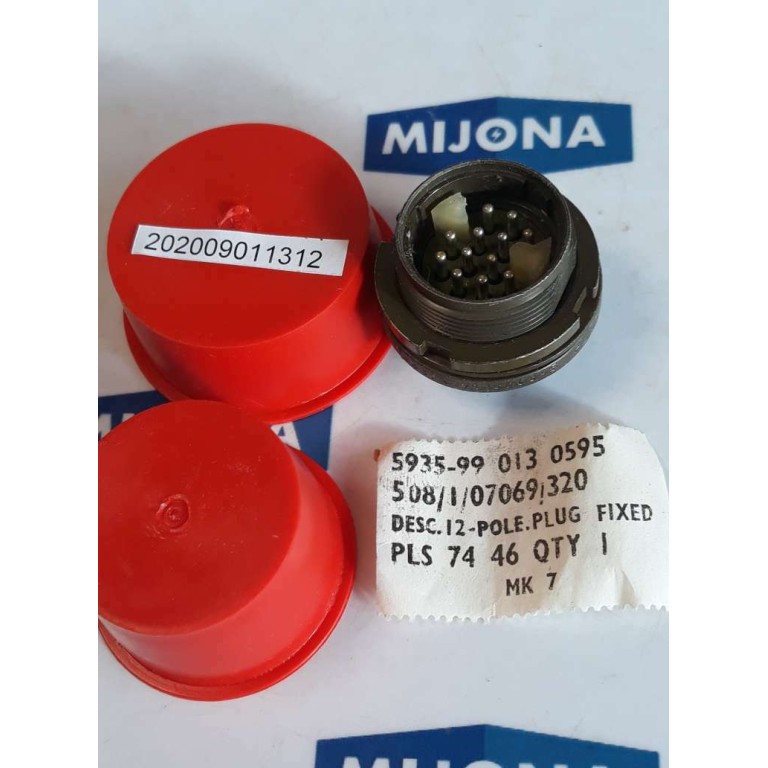 Plessey 5935 99 013 0595 PLS74 46 CONNECTOR PLS7446 NEW OLD STOCK