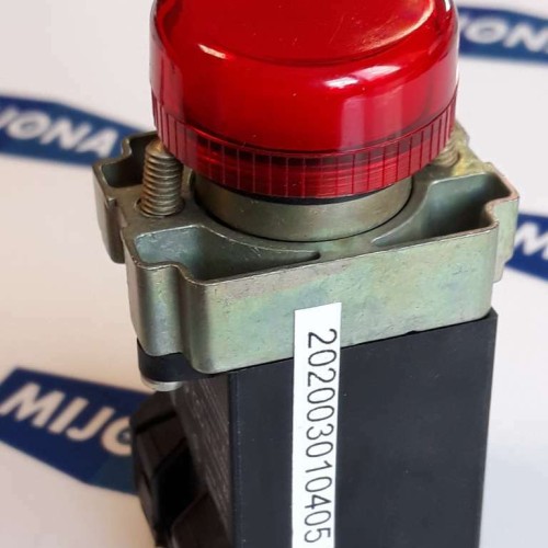 Telemecanique ZB2 BV3 Contact Block 6V 1.5W 50/60HZ 110/120V RED new old stock