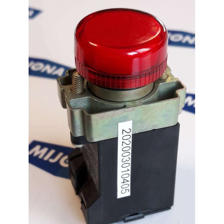 Telemecanique ZB2 BV3 Contact Block 6V 1.5W 50/60HZ 110/120V RED new old stock