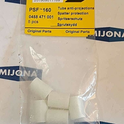 Esab 0458 471 001 PSF 160 Spritzschutz tube anti projections Price for 5 psc.