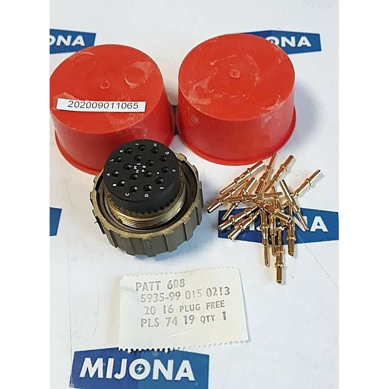 Plessey  MILITARY 015 0213 Connectors 5935 99 015 0213 PLS 74 19 (new old stock)