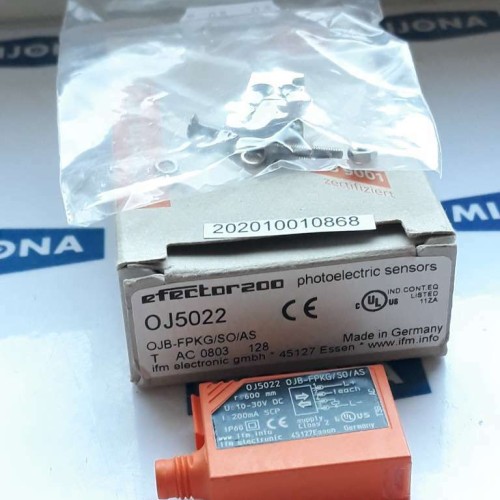 IFM EFECTOR200 OJ5022 PHOTOELECTRIC SENSORS OJB FPKG SO AS NEW OLD STOCK