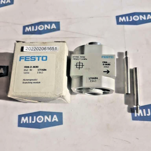Festo FRM D MINI 170684 BRANCHING MODULE ABZWEIGMODUL new old stock Festo FRM D MINI 170684 BRANCHING MODULE ABZWEIGMODUL new old stock