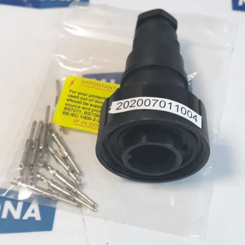 BULGIN PROTECTION CLASS IP68 5A 150V 9PINConnector In Line Socket NEW OLD STOCK