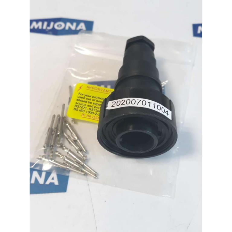 BULGIN PROTECTION CLASS IP68 5A 150V 9PINConnector In Line Socket NEW OLD STOCK