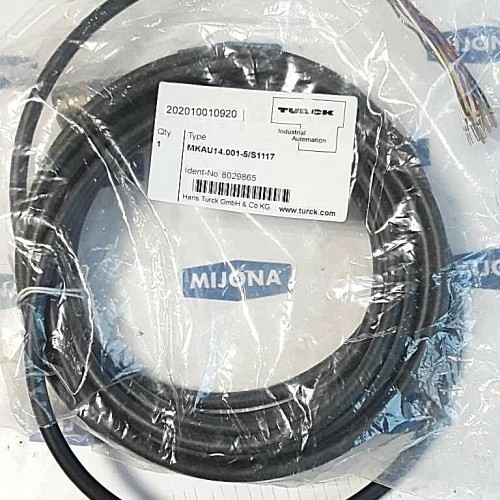 Turck cable MKAU14 001 5 S1117 8029865 ESCHA (NEW OLD STOCK)