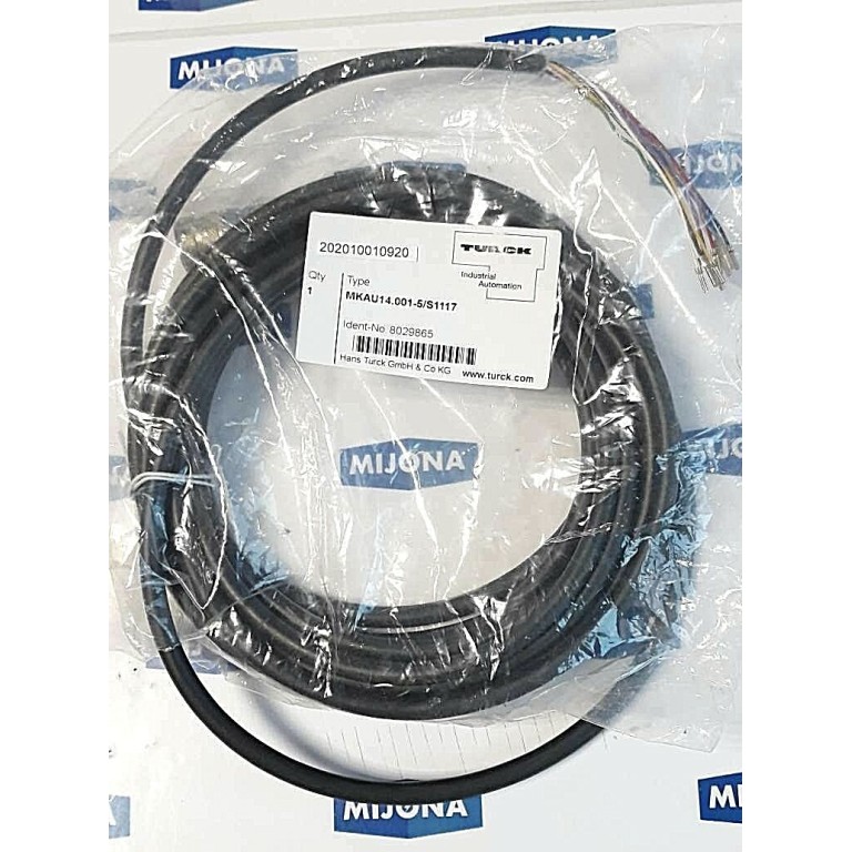 Turck cable MKAU14 001 5 S1117 8029865 ESCHA (NEW OLD STOCK) Turck cable MKAU14 001 5 S1117 8029865 ESCHA (NEW OLD STOCK)