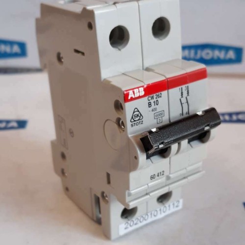 ABB SCW 262 B10 60 412 Miniature circuit breaker MAX 440 (New old stock)