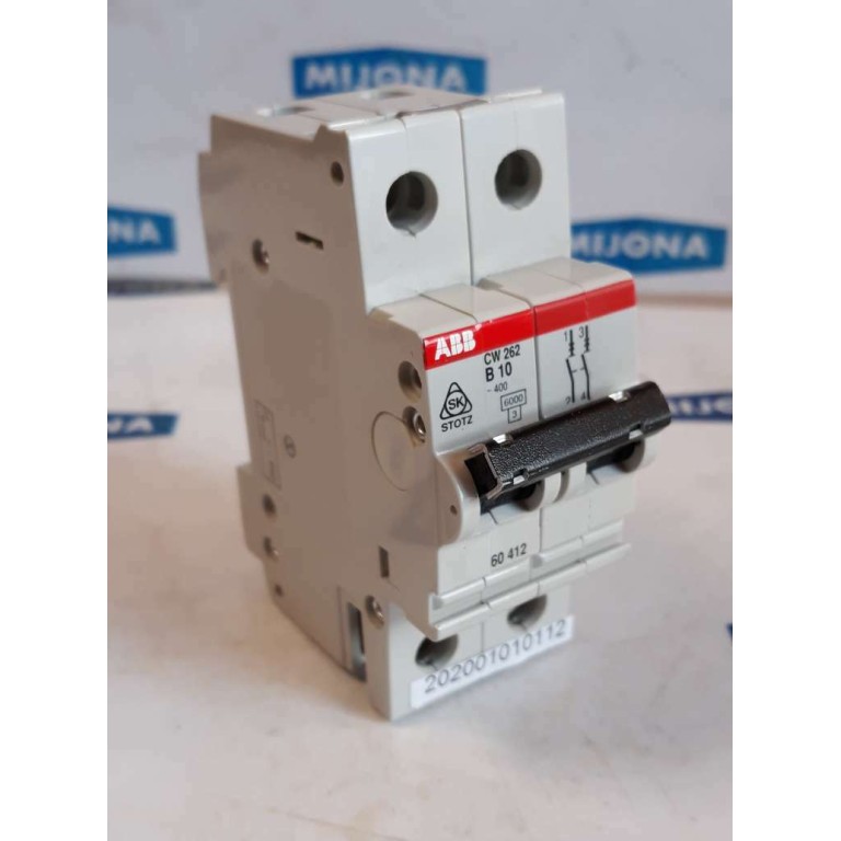 ABB SCW 262 B10 60 412 Miniature circuit breaker MAX 440 (New old stock)