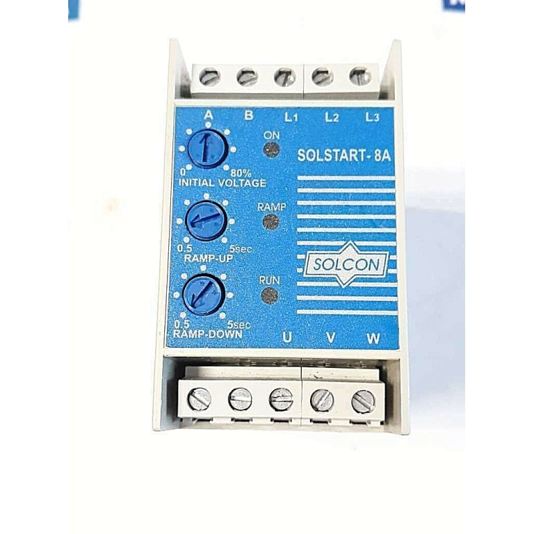 SOLSTART 8A SOLCON FLC 8A 400V 50HZ DRY CONTACT serial no: 168707501