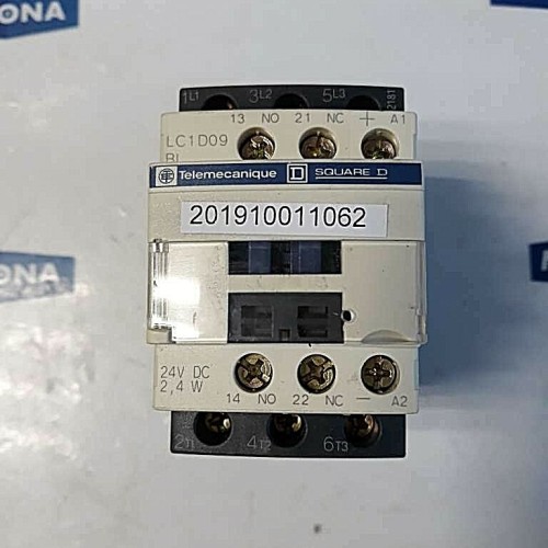 TELEMECANIQUE Contactor SQUARE D LC1D09 BL 24V DC 2.4 W Leistungsschütz 25A 690V
