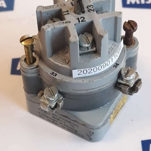 STAHL TYP 8008/2 220V 0,4A 660V 16A 100ms EEx BLOCK CONTACT