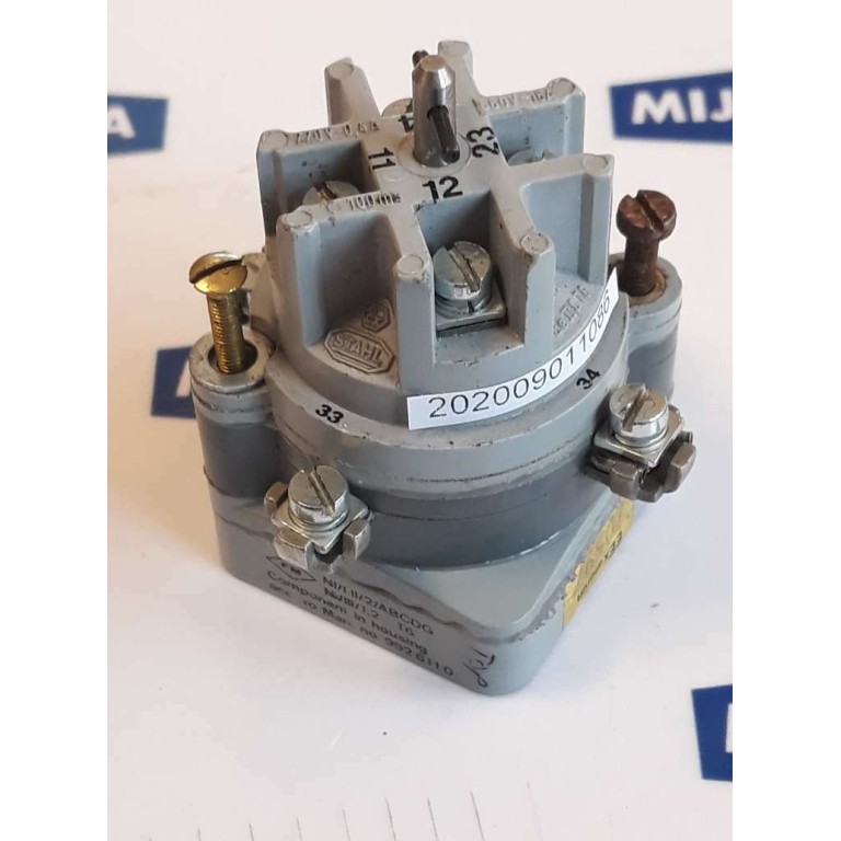 STAHL TYP 8008/2 220V 0,4A 660V 16A 100ms EEx BLOCK CONTACT