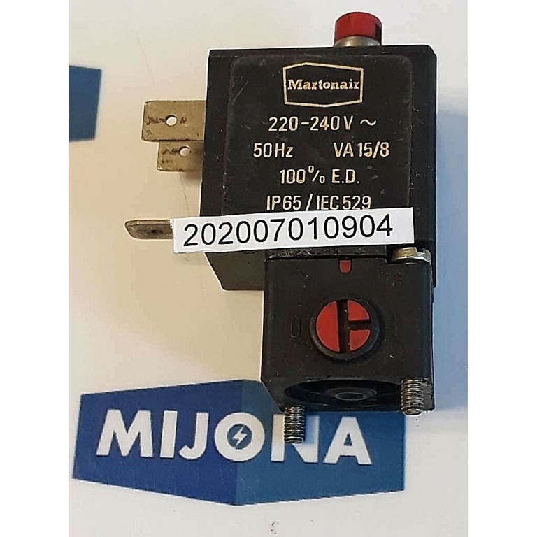 MARTONAIR 220-240V 50HZ VA15/8 100%E.D IP65 IEC529 Solenoid Valve