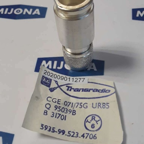 Transradio 8630TRL95039B connector CGE 071/75G UR85 Q 95039B (New old stock)