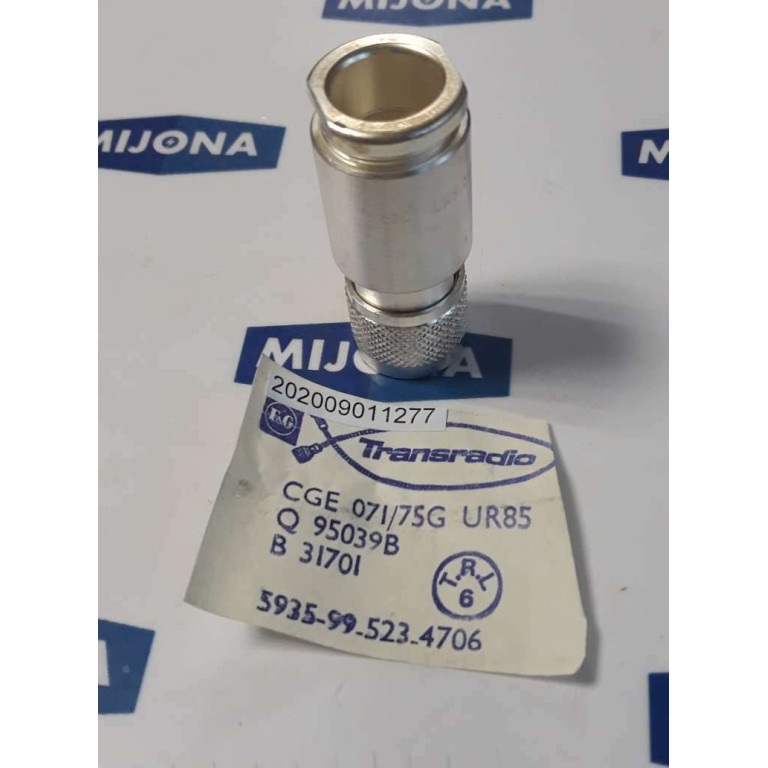 Transradio 8630TRL95039B connector CGE 071/75G UR85 Q 95039B (New old stock)
