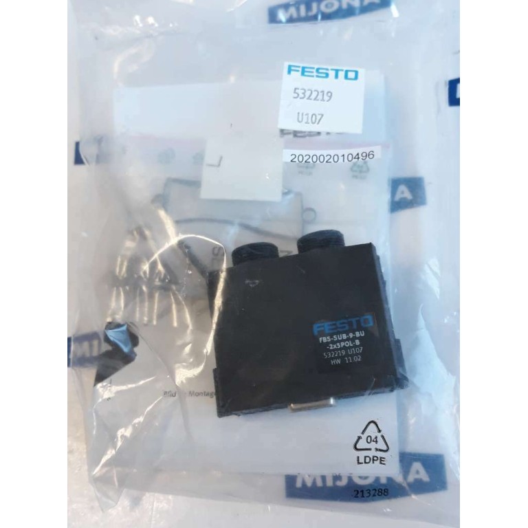 FESTO FBS SUB 9 BU 2X5POL B 532219 SERIE U107
