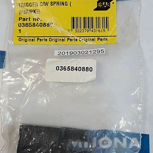 Esab 0365840880  trigger C/W spring PSF PKE