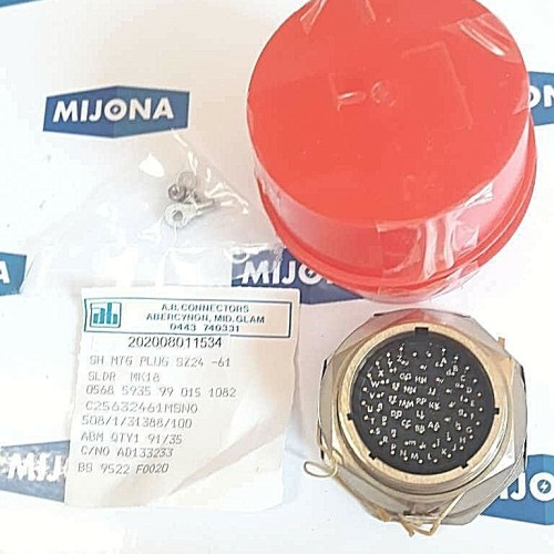 AB Connectors ABM9135 0151082 Connector MK18 PLUG SZ24-61 AB Connectors ABM9135 0151082 Connector MK18 PLUG SZ24-61