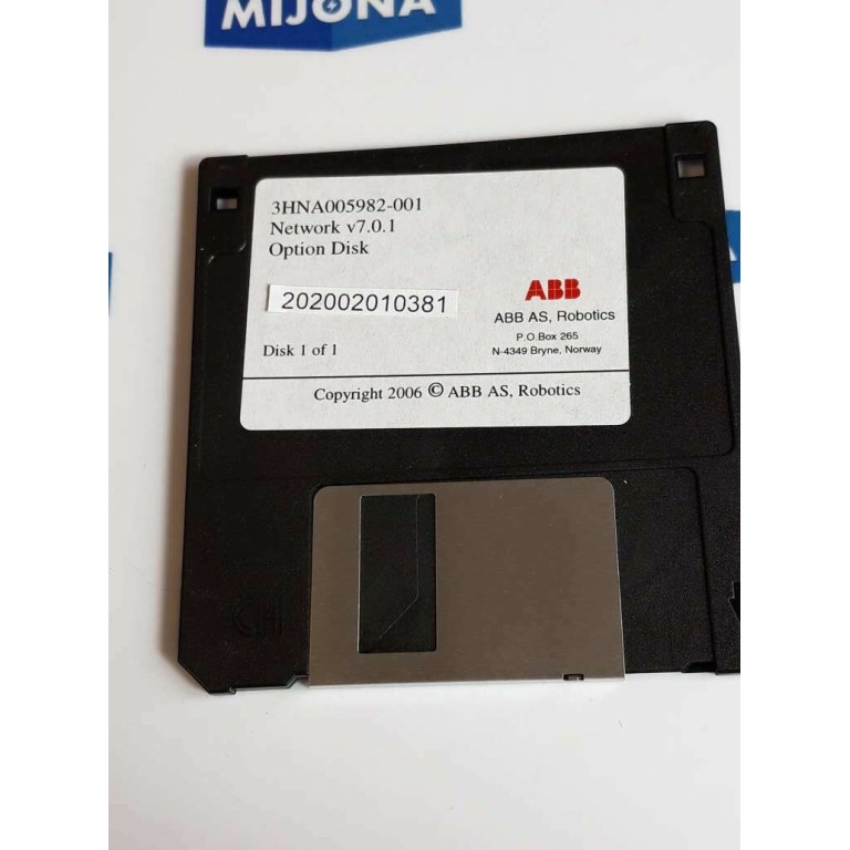 ABB NETWORK V7.0.1 option disk 3HNA005982 001