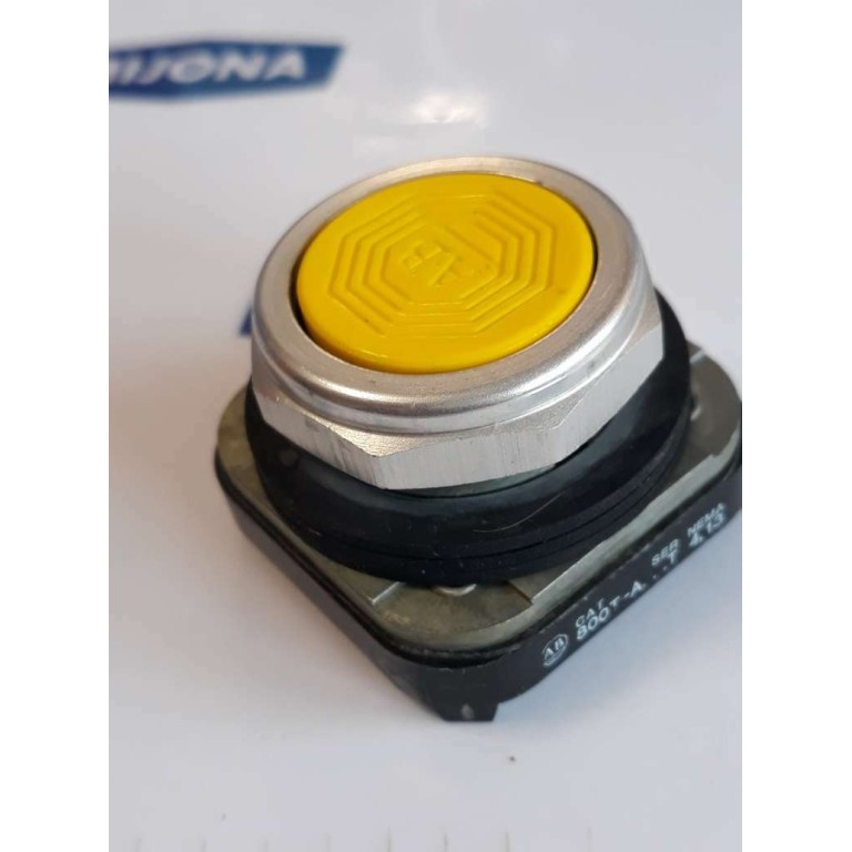 ALLEN BRADLEY 800T A YELLOW BUTTON SERIES T NEMA 4 13 (NEW OLD STOCK)