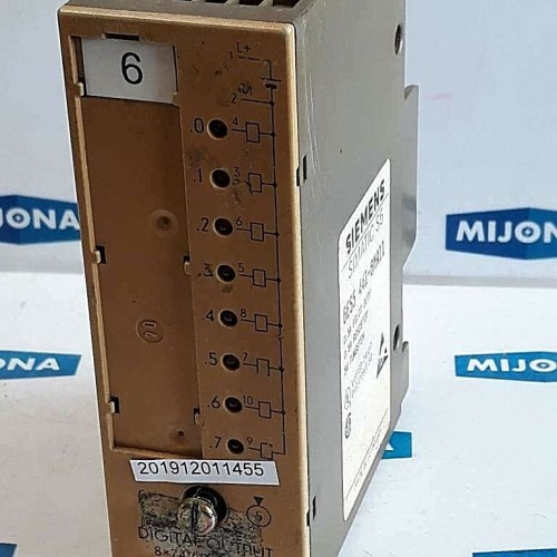 Siemens DIGITAL OUTPUT 8X24V DC/0,5A 6ES5 441 8MA11 SIMATIC S5 6ES5441-8MA11 Siemens DIGITAL OUTPUT 8X24V DC/0,5A 6ES5 441 8MA11 SIMATIC S5 6ES5441-8MA11