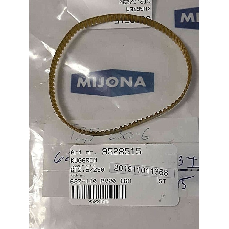 Optibelt ZRM T2.5 230 BELT 0500 GÜRTEL (new old stock)