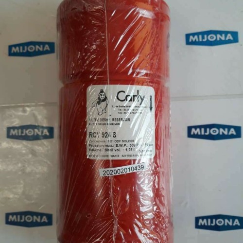 CARLY filter drier receiver RCY 924 S 1/2 ODF SOLDER 508PSI 35BAR 1,07l