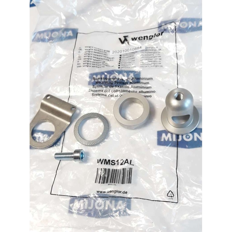 Wenglor WMS12AL MOUNTING SYSTEM ALUMINUM FOR 54.5X27X16MM (NEW OLD STOCK)